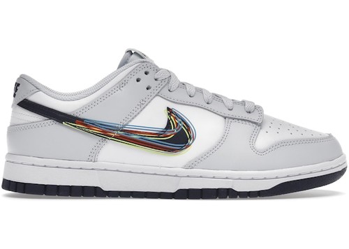 Nike dunk low swoosh - nike, 3d